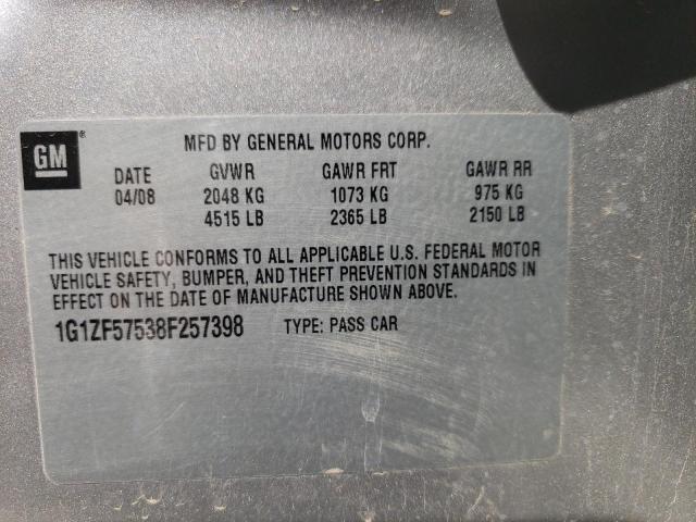 Photo 11 VIN: 1G1ZF57538F257398 - CHEVROLET MALIBU HYB 