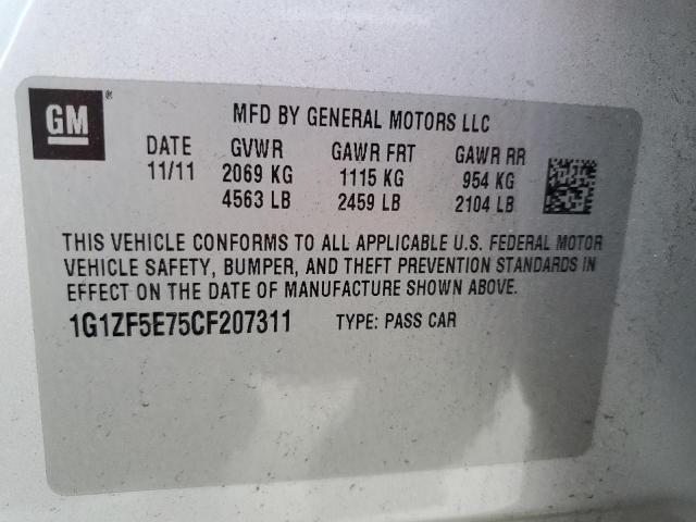 Photo 11 VIN: 1G1ZF5E75CF207311 - CHEVROLET MALIBU 3LT 