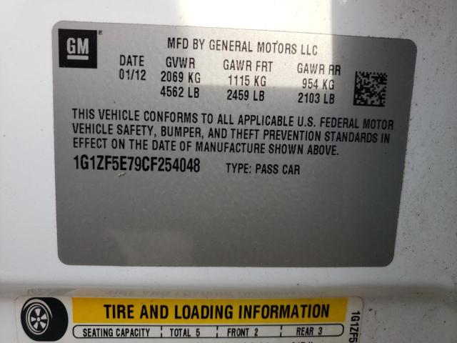 Photo 11 VIN: 1G1ZF5E79CF254048 - CHEVROLET MALIBU 3LT 