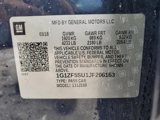 Photo 11 VIN: 1G1ZF5SU1JF206163 - CHEVROLET MALIBU HYB 