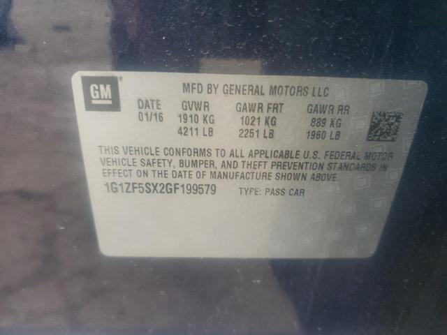 Photo 11 VIN: 1G1ZF5SX2GF199579 - CHEVROLET MALIBU LT 