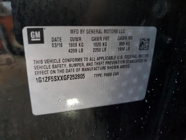 Photo 11 VIN: 1G1ZF5SXXGF252805 - CHEVROLET MALIBU 