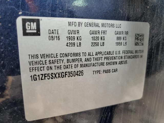 Photo 11 VIN: 1G1ZF5SXXGF350426 - CHEVROLET MALIBU LT 