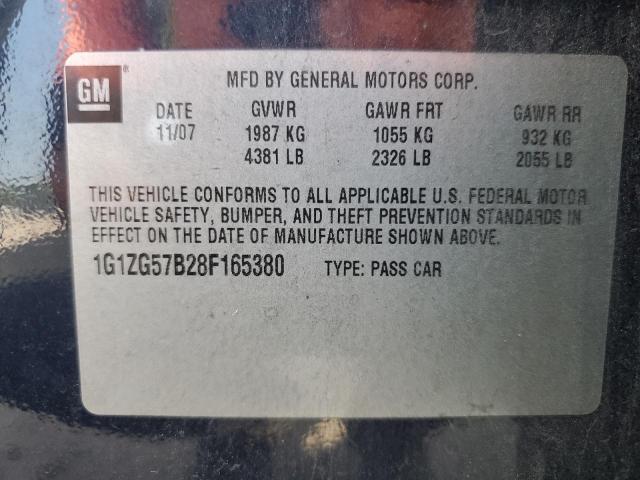 Photo 12 VIN: 1G1ZG57B28F165380 - CHEVROLET MALIBU 