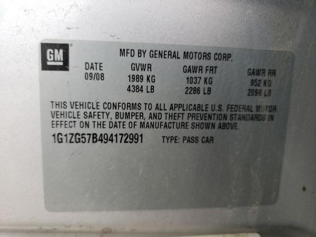 Photo 12 VIN: 1G1ZG57B494172991 - CHEVROLET MALIBU 