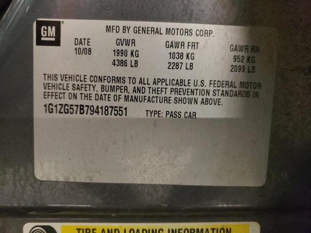 Photo 12 VIN: 1G1ZG57B794187551 - CHEVROLET MALIBU 