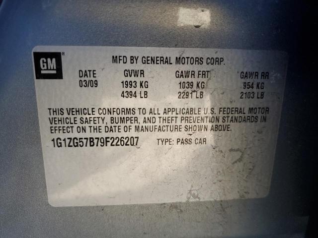 Photo 11 VIN: 1G1ZG57B79F226207 - CHEVROLET MALIBU 