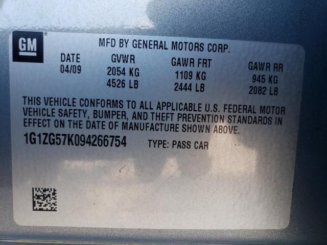 Photo 11 VIN: 1G1ZG57K094266754 - CHEVROLET MALIBU LS 