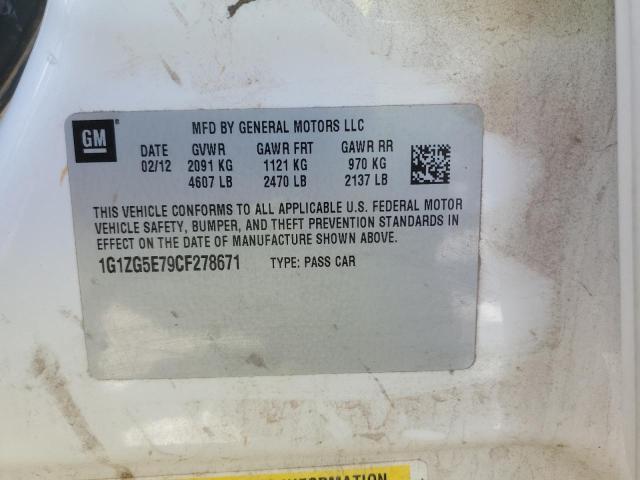 Photo 11 VIN: 1G1ZG5E79CF278671 - CHEVROLET MALIBU 