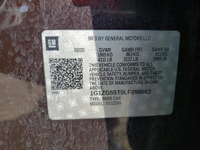 Photo 11 VIN: 1G1ZG5ST0LF099663 - CHEVROLET MALIBU 