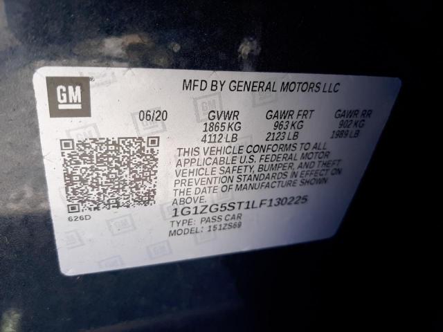 Photo 9 VIN: 1G1ZG5ST1LF130225 - CHEVROLET MALIBU RS 