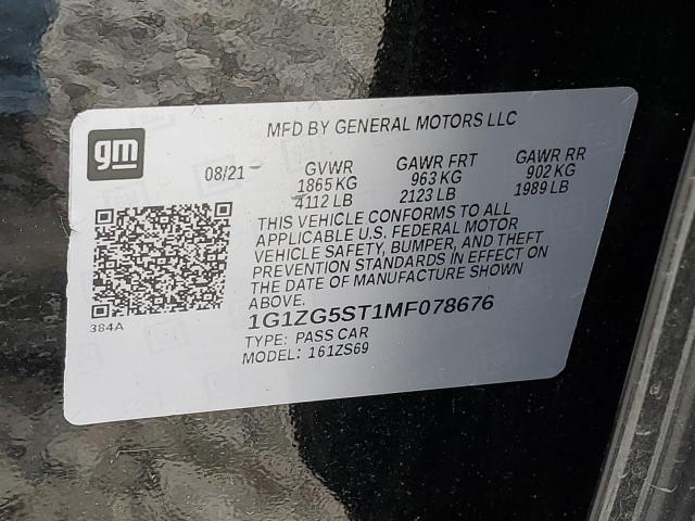 Photo 11 VIN: 1G1ZG5ST1MF078676 - CHEVROLET MALIBU 