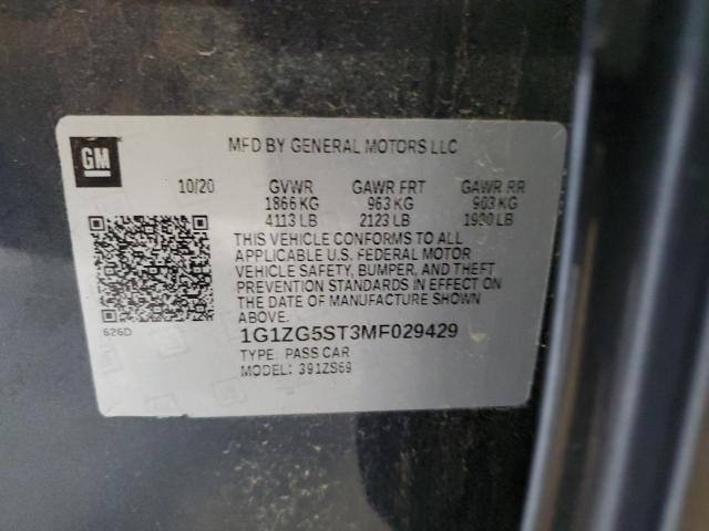 Photo 11 VIN: 1G1ZG5ST3MF029429 - CHEVROLET MALIBU RS 