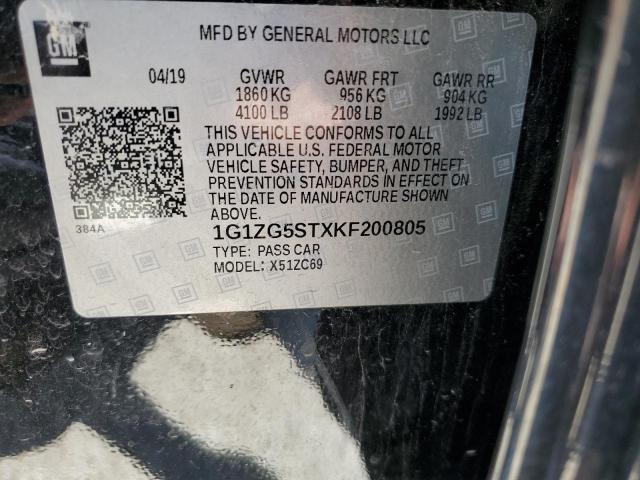 Photo 12 VIN: 1G1ZG5STXKF200805 - CHEVROLET MALIBU 