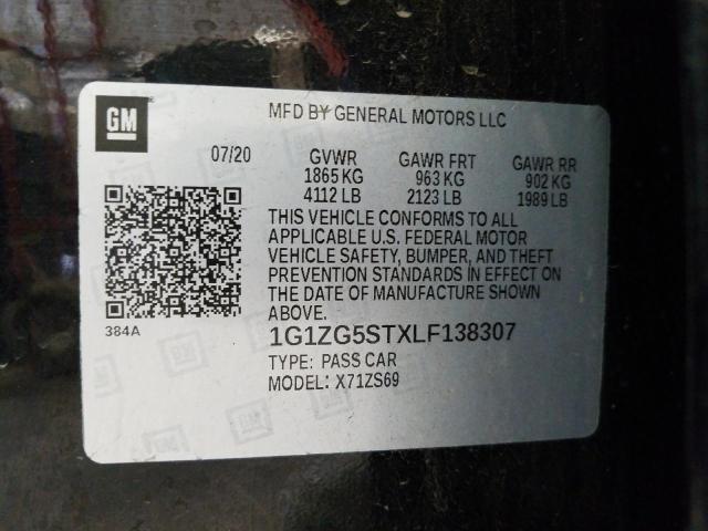 Photo 9 VIN: 1G1ZG5STXLF138307 - CHEVROLET MALIBU RS 