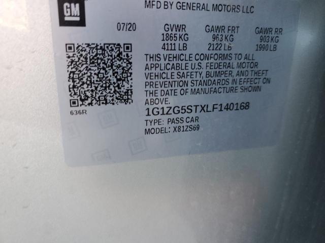 Photo 12 VIN: 1G1ZG5STXLF140168 - CHEVROLET MALIBU RS 