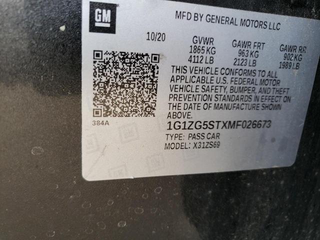 Photo 11 VIN: 1G1ZG5STXMF026673 - CHEVROLET MALIBU 