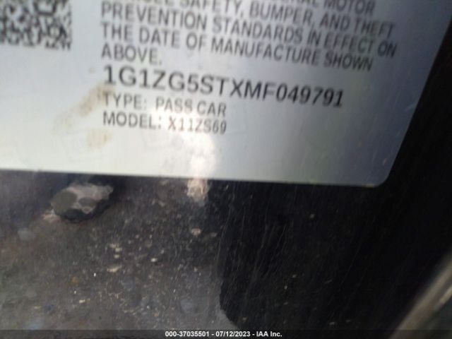 Photo 8 VIN: 1G1ZG5STXMF049791 - CHEVROLET MALIBU 