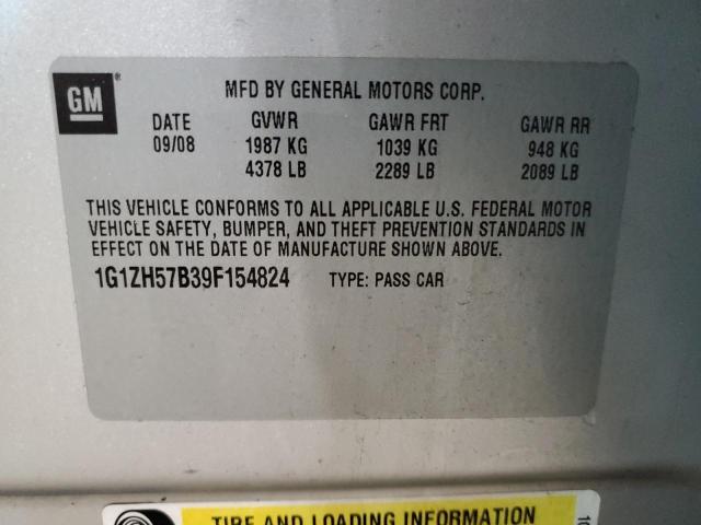 Photo 11 VIN: 1G1ZH57B39F154824 - CHEVROLET MALIBU 