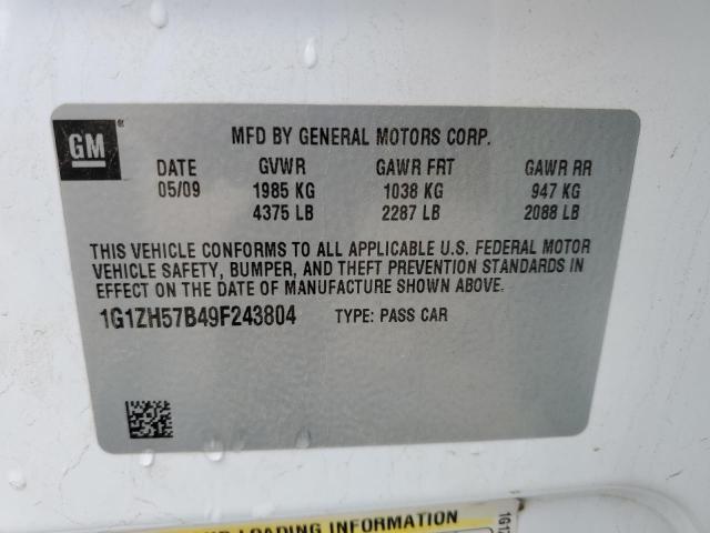 Photo 11 VIN: 1G1ZH57B49F243804 - CHEVROLET MALIBU 