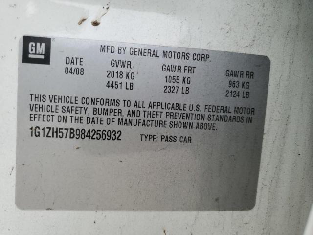 Photo 11 VIN: 1G1ZH57B984256932 - CHEVROLET MALIBU 