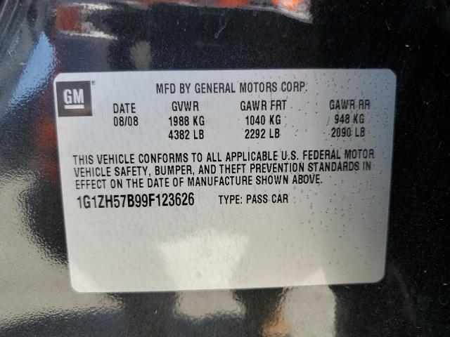 Photo 12 VIN: 1G1ZH57B99F123626 - CHEVROLET MALIBU 