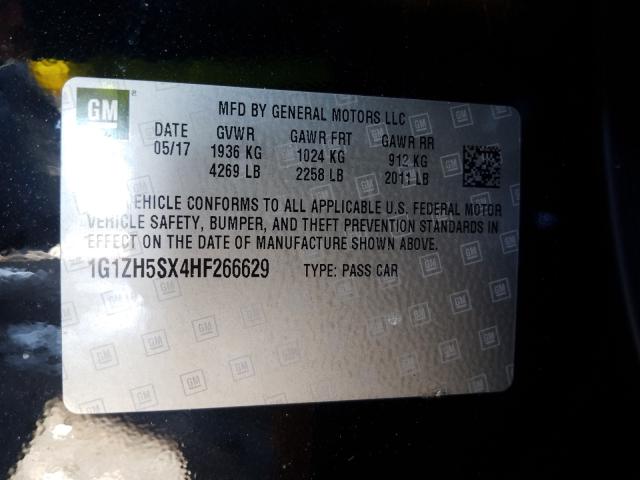 Photo 9 VIN: 1G1ZH5SX4HF266629 - CHEVROLET MALIBU PRE 