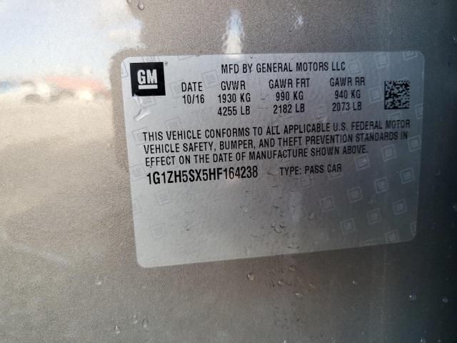 Photo 11 VIN: 1G1ZH5SX5HF164238 - CHEVROLET MALIBU PRE 