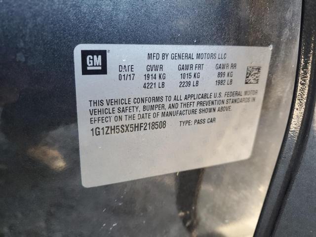 Photo 12 VIN: 1G1ZH5SX5HF218508 - CHEVROLET MALIBU PRE 