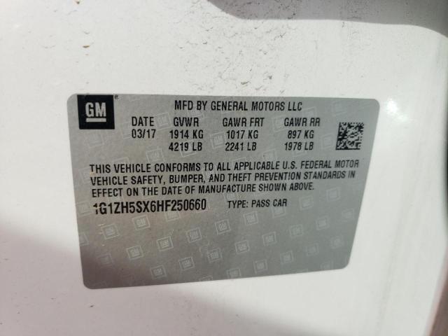 Photo 11 VIN: 1G1ZH5SX6HF250660 - CHEVROLET MALIBU 