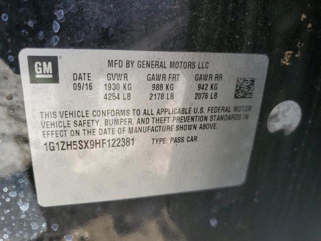 Photo 12 VIN: 1G1ZH5SX9HF122381 - CHEVROLET MALIBU PRE 