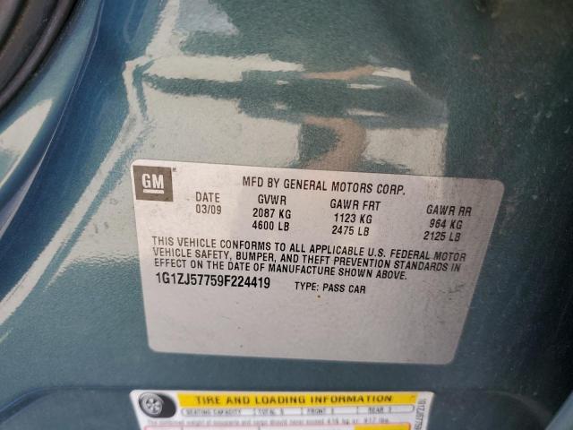 Photo 11 VIN: 1G1ZJ57759F224419 - CHEVROLET MALIBU 2LT 