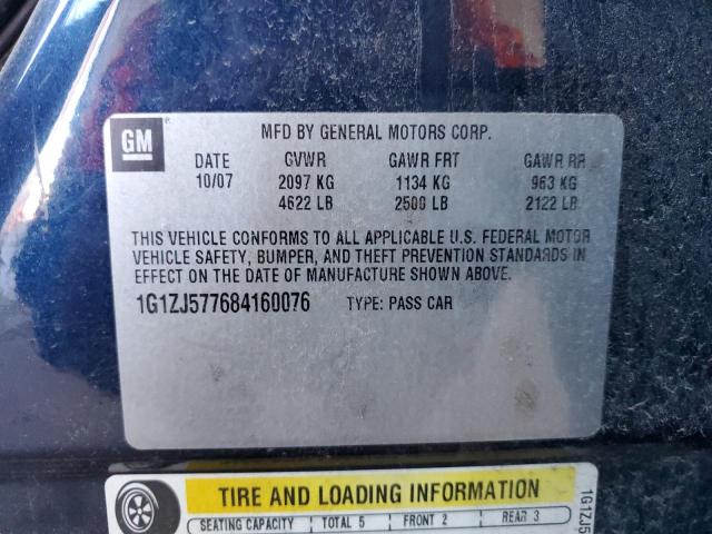 Photo 11 VIN: 1G1ZJ577684160076 - CHEVROLET MALIBU 