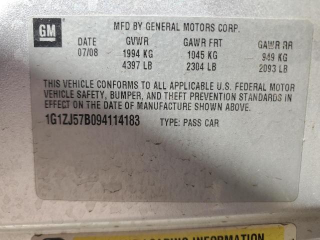 Photo 11 VIN: 1G1ZJ57B094114183 - CHEVROLET MALIBU 2LT 