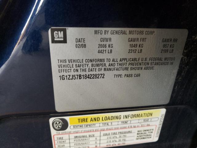 Photo 11 VIN: 1G1ZJ57B184228272 - CHEVROLET MALIBU 2LT 