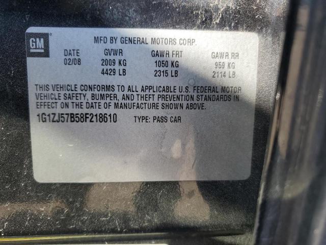 Photo 11 VIN: 1G1ZJ57B58F218610 - CHEVROLET MALIBU 2LT 