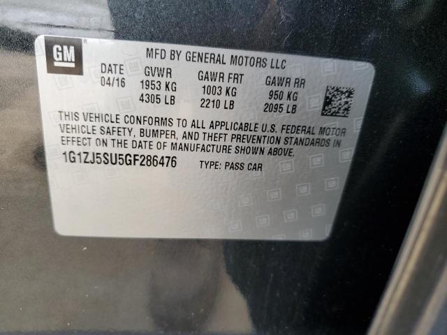 Photo 11 VIN: 1G1ZJ5SU5GF286476 - CHEVROLET MALIBU HYB 