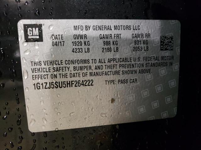 Photo 12 VIN: 1G1ZJ5SU5HF264222 - CHEVROLET MALIBU HYB 