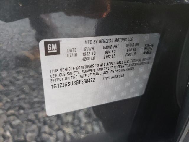 Photo 9 VIN: 1G1ZJ5SU6GF338472 - CHEVROLET MALIBU HYB 