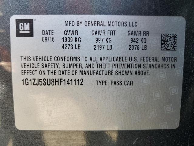 Photo 12 VIN: 1G1ZJ5SU8HF141112 - CHEVROLET MALIBU HYB 