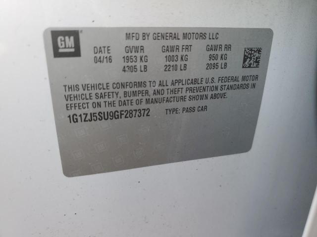 Photo 12 VIN: 1G1ZJ5SU9GF287372 - CHEVROLET MALIBU 