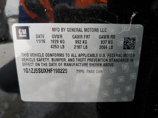 Photo 11 VIN: 1G1ZJ5SUXHF190229 - CHEVROLET MALIBU HYB 