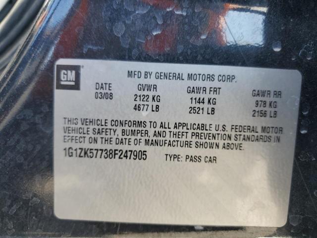 Photo 11 VIN: 1G1ZK57738F247905 - CHEVROLET MALIBU LTZ 