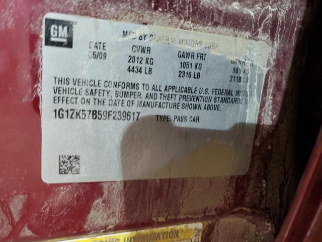 Photo 11 VIN: 1G1ZK57B59F239617 - CHEVROLET MALIBU 