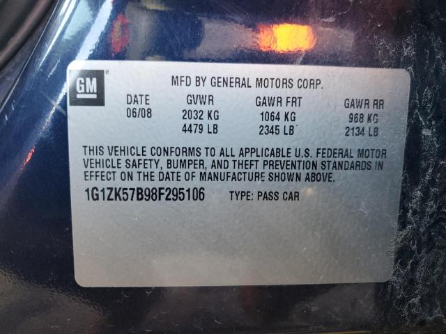 Photo 12 VIN: 1G1ZK57B98F295106 - CHEVROLET MALIBU 