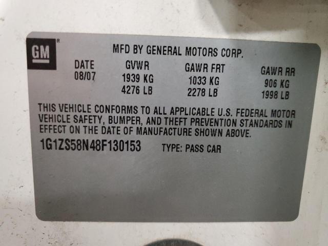 Photo 11 VIN: 1G1ZS58N48F130153 - CHEVROLET MALIBU LS 