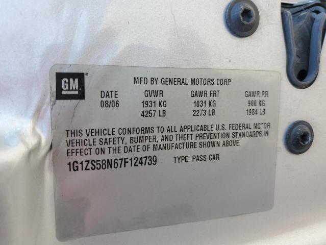 Photo 12 VIN: 1G1ZS58N67F124739 - CHEVROLET MALIBU 