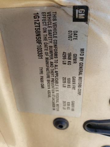 Photo 11 VIN: 1G1ZT58N58F103301 - CHEVROLET MALIBU LT 