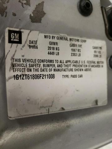 Photo 9 VIN: 1G1ZT61806F211008 - CHEVROLET MALIBU MAX 