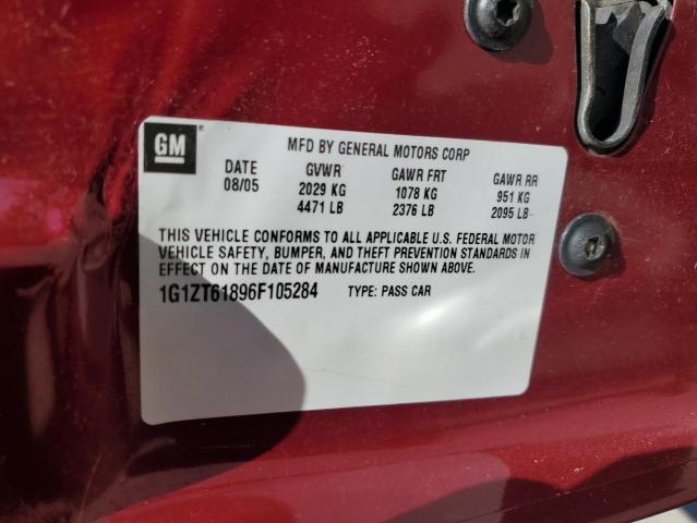 Photo 11 VIN: 1G1ZT61896F105284 - CHEVROLET MALIBU MAX 